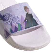 adidas Badeschuhe Adilette x Disney Die Eiskönigin Shower fliederviolett Kinder